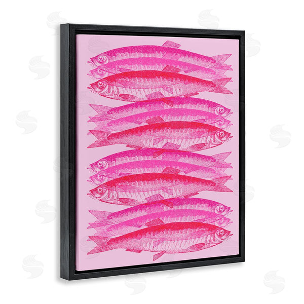 Stupell Industries Stupell Studio | Pink Layered Fish Wall Art