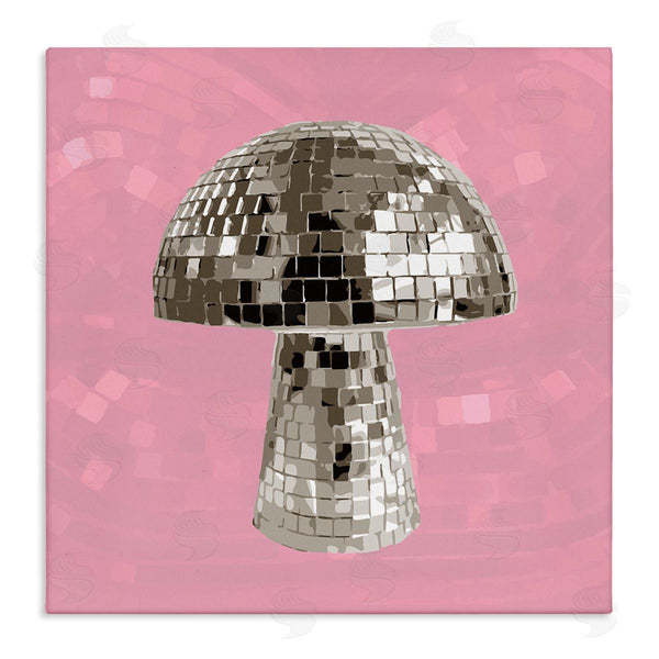 stupell industries Stupell Studio | Pink Mushroom Shaped Disco Ball Wall Art