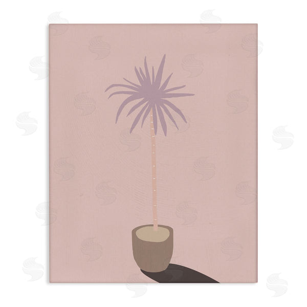 stupell industries Stupell Studio | Pink Potted Palm Plant Wall Art