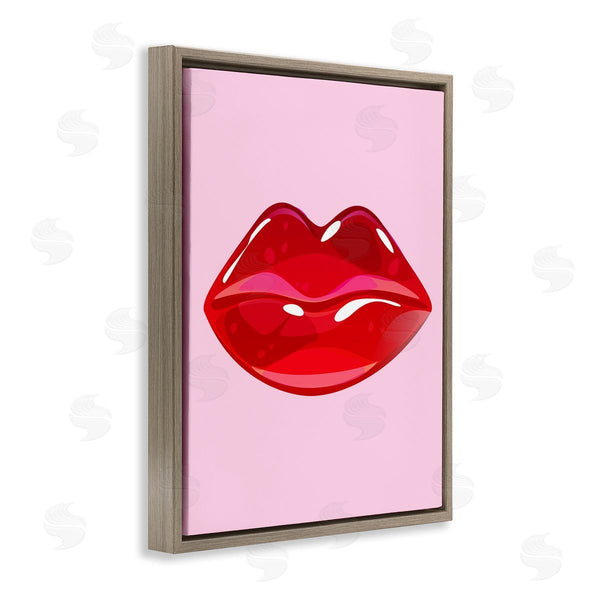 Stupell Industries Stupell Studio | Pink & Red Candy Lips Wall Art