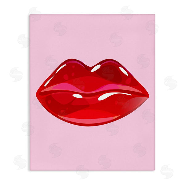 stupell industries Stupell Studio | Pink & Red Candy Lips Wall Art