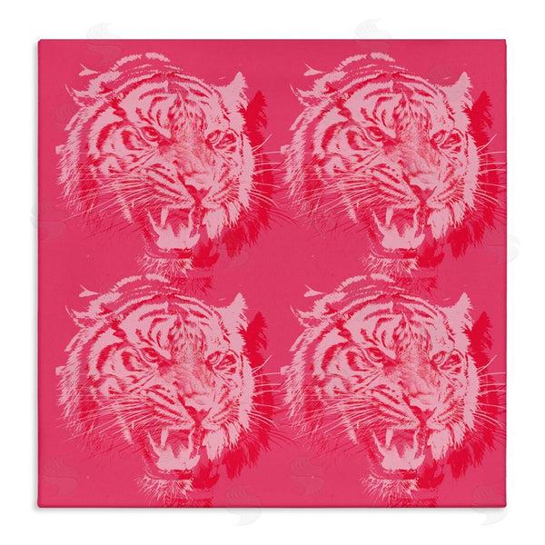 stupell industries Stupell Studio | Pink Roaring Tigers Wall Art