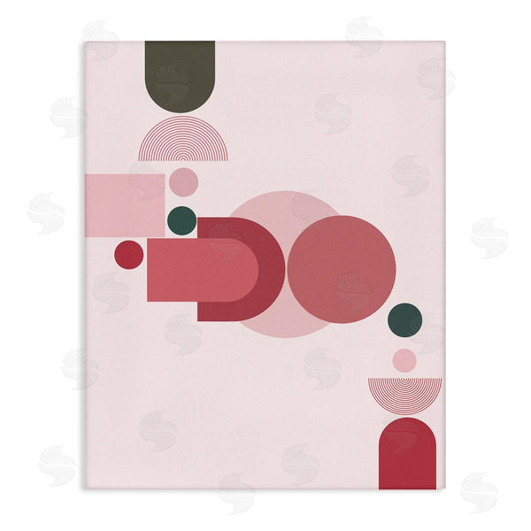 stupell industries Stupell Studio | Pink Varied Geometric Shapes Wall Art