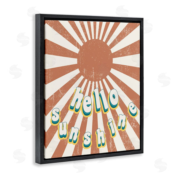 Stupell Industries Stupell Studio | Playful Hello Sunshine Sun Burst