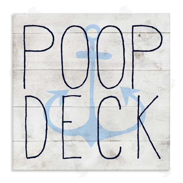 stupell industries Stupell Studio | Poop Deck Funny Beach House