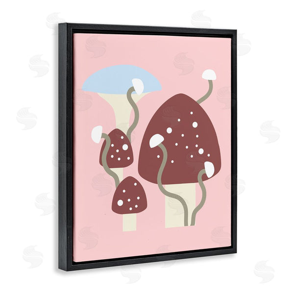 Stupell Industries Stupell Studio | Pop Mushrooms On Pink Wall Art