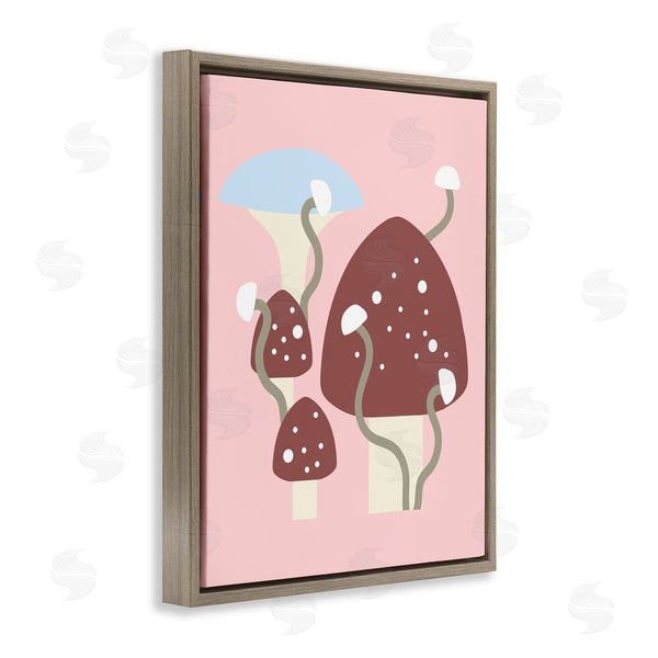 Stupell Industries Stupell Studio | Pop Mushrooms On Pink Wall Art