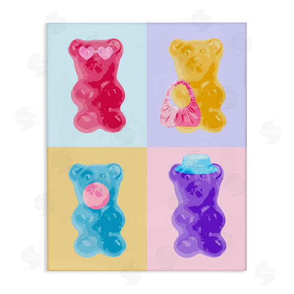 stupell industries Stupell Studio | Pop Style Candy Bears Wall Art