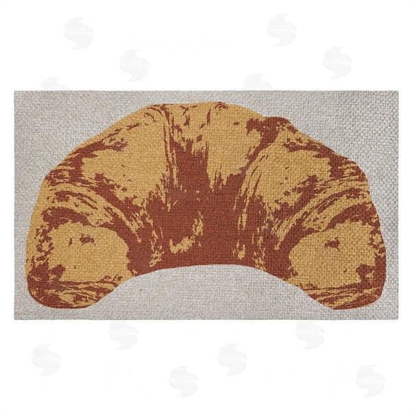 stupell industries Stupell Studio | Pop Style Croissant Faux Sisal Door Mat