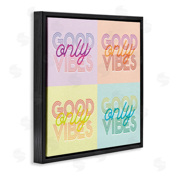 Stupell Industries Stupell Studio | Pop Style Good Vibes Only Wall Art