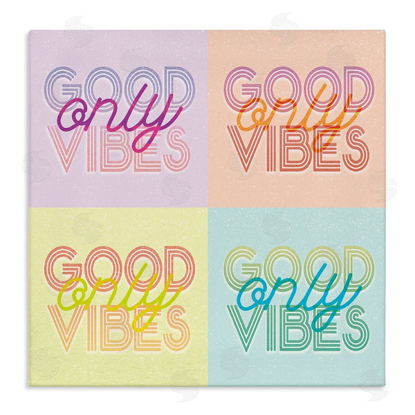stupell industries Stupell Studio | Pop Style Good Vibes Only Wall Art