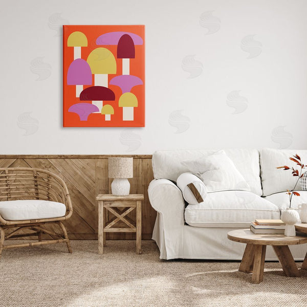 Stupell Industries Stupell Studio | Pop Style Mushrooms Wall Art