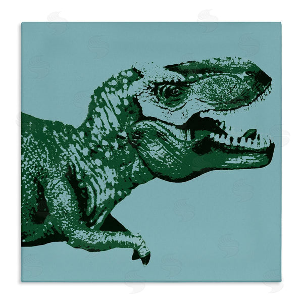 stupell industries Stupell Studio | Pop Style T-Rex Dinosaur Kids Wildlife Design Wall Art