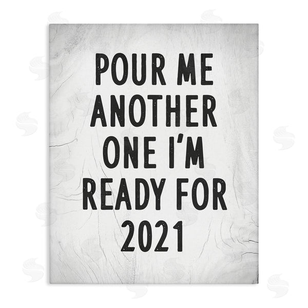 stupell industries Stupell Studio | Pour Me Another 2021 Phrase Rustic Black White