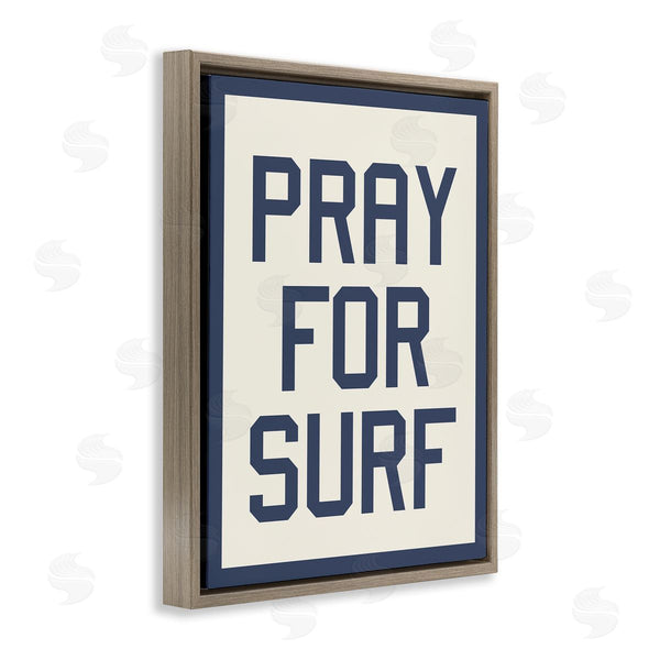 Stupell Industries Stupell Studio | Pray For Surf Phrase Wall Art