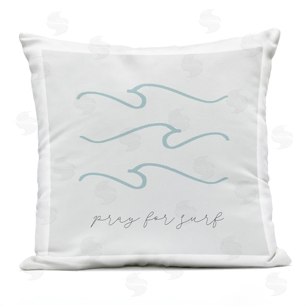 Stupell Industries Stupell Studio | Pray For Surf Printed Throw Pillow