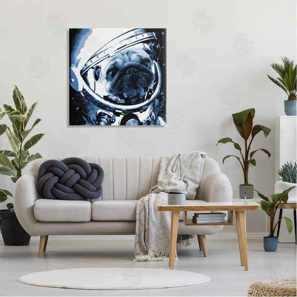Stupell Industries Stupell Studio | Pug Space Astronaut Helmet Wall Art