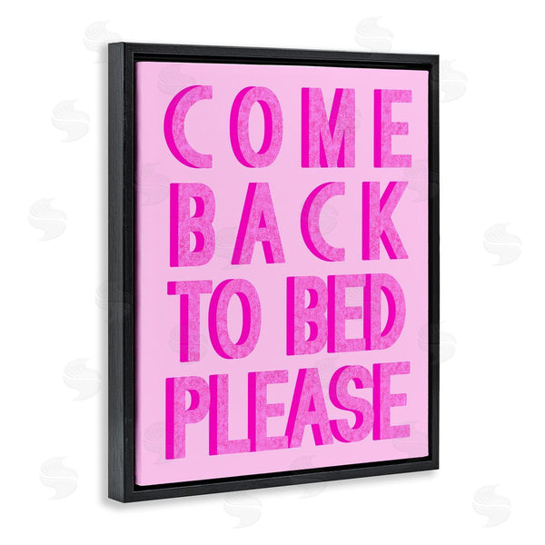 Stupell Industries Stupell Studio | Purple Back To Bed