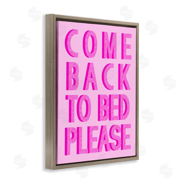 Stupell Industries Stupell Studio | Purple Back To Bed