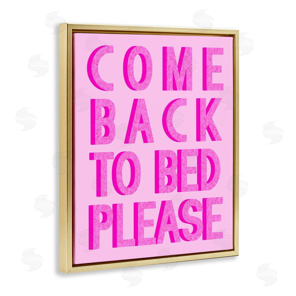 Stupell Industries Stupell Studio | Purple Back To Bed