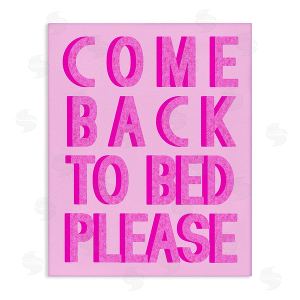 stupell industries Stupell Studio | Purple Back to Bed