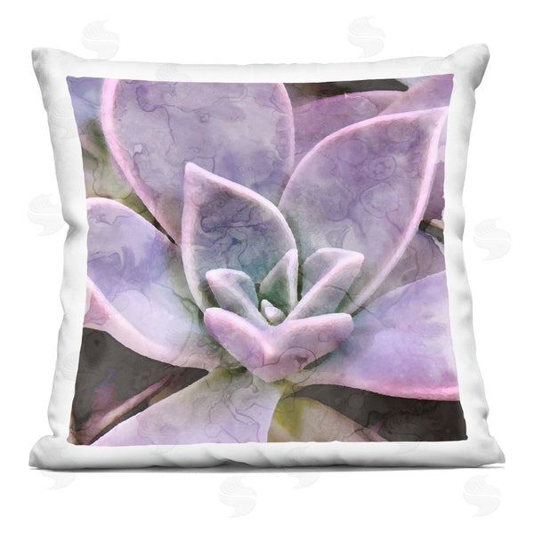 stupell industries Stupell Studio | Purple Succulent Blooming Printed Throw Pillow