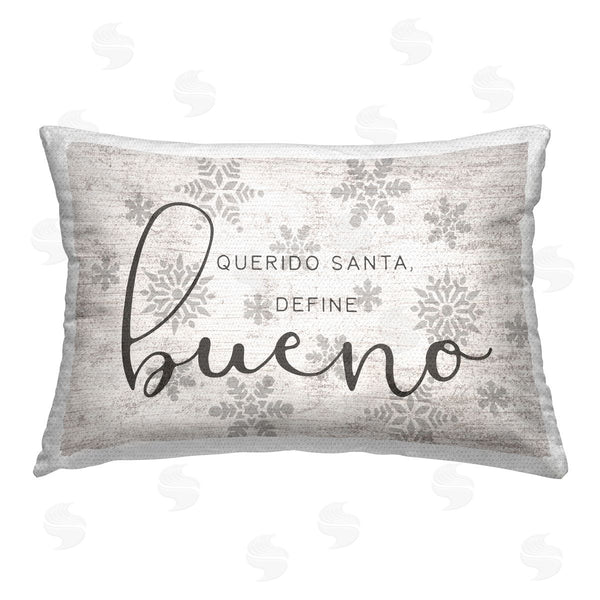 Stupell Industries Stupell Studio | Querido Santa Define Bueno Printed Throw Pillow