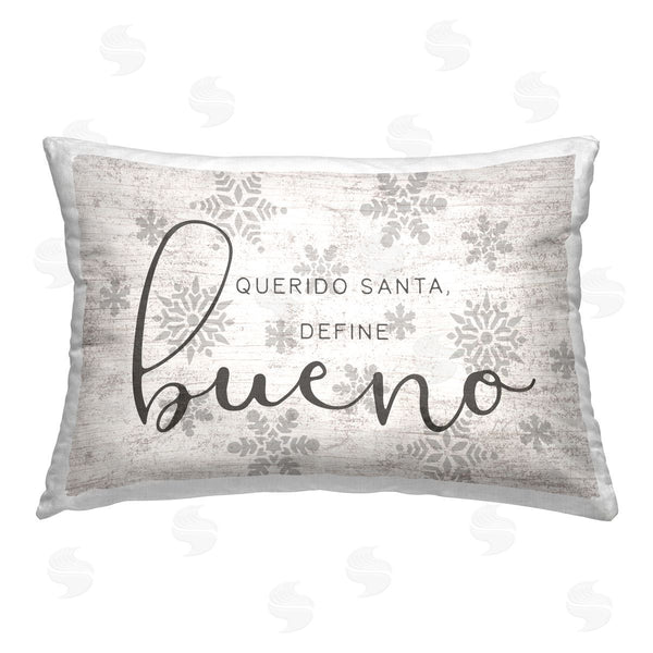 stupell industries Stupell Studio | Querido Santa Define Bueno Printed Throw Pillow