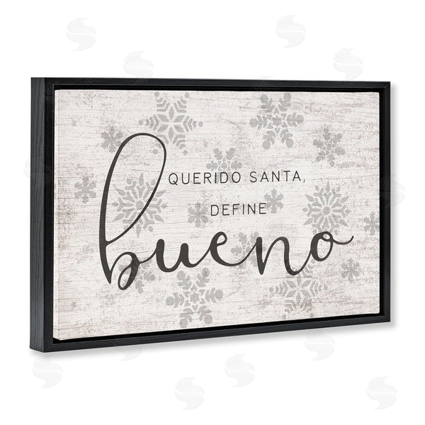 Stupell Industries Stupell Studio | Querido Santa Define Bueno Wall Art