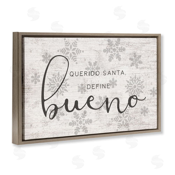 Stupell Industries Stupell Studio | Querido Santa Define Bueno Wall Art