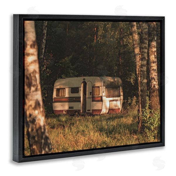 Stupell Industries Stupell Studio | Quiet Camper Van Deep Woodland Forest Clearing Wall Art