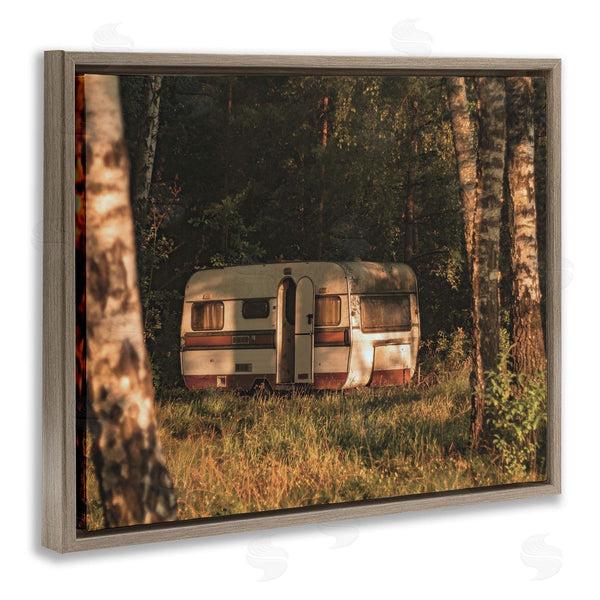 Stupell Industries Stupell Studio | Quiet Camper Van Deep Woodland Forest Clearing Wall Art
