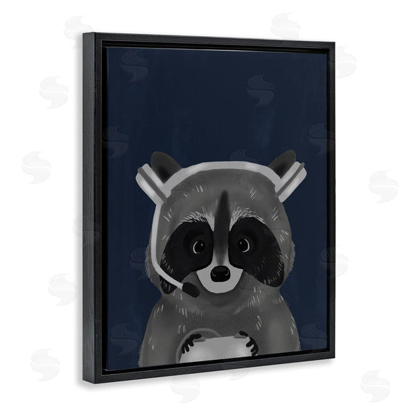 Stupell Industries Stupell Studio | Racoon With Gaming Headset