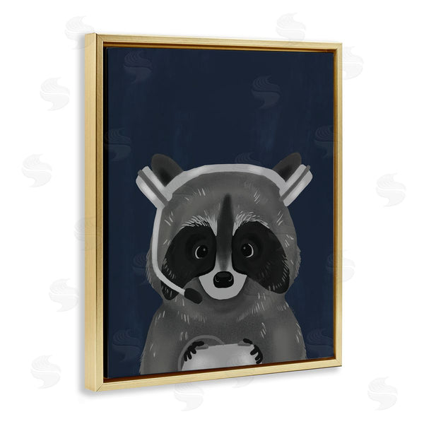 Stupell Industries Stupell Studio | Racoon With Gaming Headset