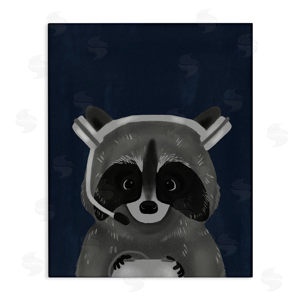 stupell industries Stupell Studio | Racoon with Gaming Headset