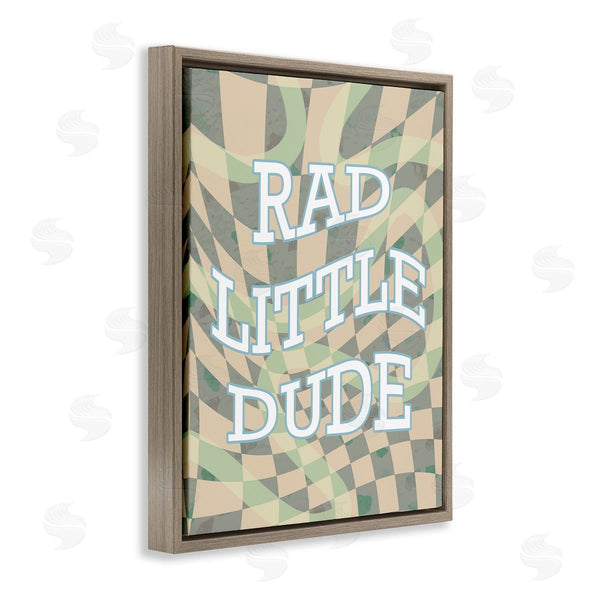 Stupell Industries Stupell Studio | Rad Little Dude Phrase Wall Art