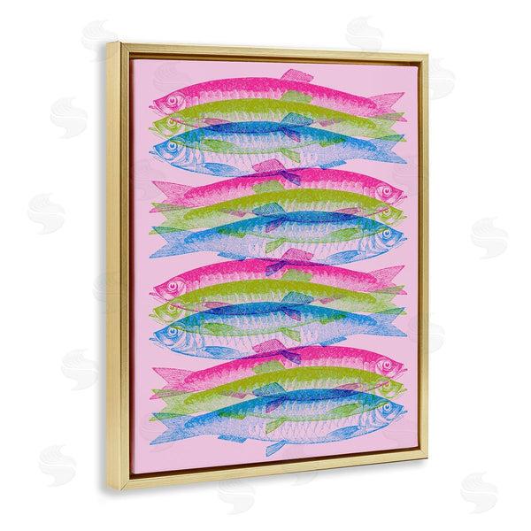 Stupell Industries Stupell Studio | Rainbow Layered Fish