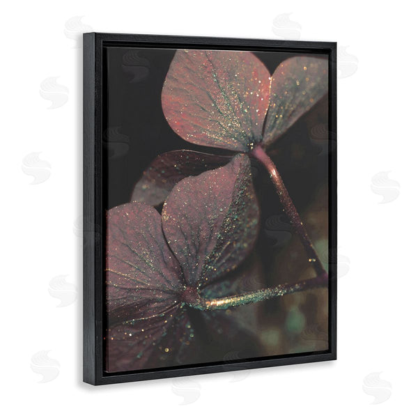 Stupell Industries Stupell Studio | Red Sparkle Warm Tone Clover