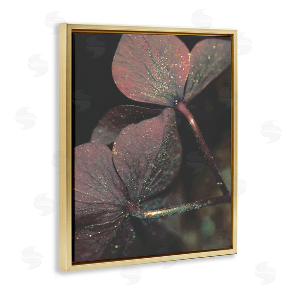 Stupell Industries Stupell Studio | Red Sparkle Warm Tone Clover