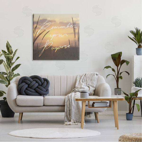 Stupell Industries Stupell Studio | Remember Your Purpose Sunset Wall Art