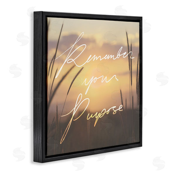 Stupell Industries Stupell Studio | Remember Your Purpose Sunset Wall Art