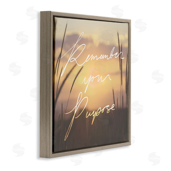 Stupell Industries Stupell Studio | Remember Your Purpose Sunset Wall Art