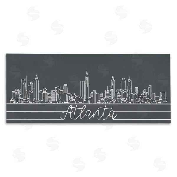 stupell industries Stupell Studio | Retro Atlanta Georgia City Skyline Geometric Linework