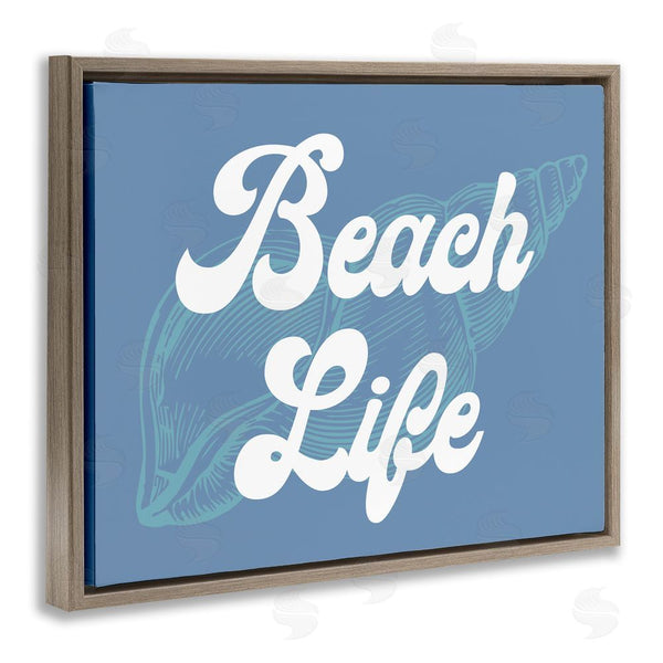 Stupell Industries Stupell Studio | Retro Beach Life Phrase Wall Art