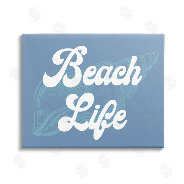 stupell industries Stupell Studio | Retro Beach Life Phrase Wall Art