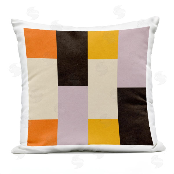 Stupell Industries Stupell Studio | Retro Blocked Mid Century Modern Squares Printed Throw Pillow