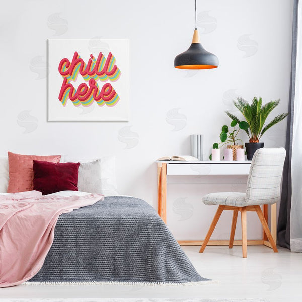 Stupell Industries Stupell Studio | Retro Chill Here Wall Art