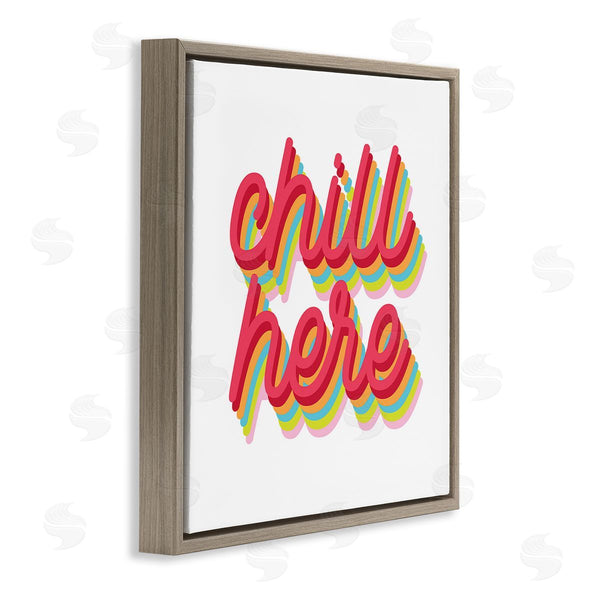 Stupell Industries Stupell Studio | Retro Chill Here Wall Art