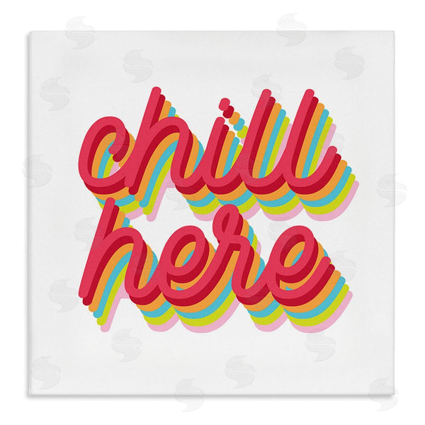 stupell industries Stupell Studio | Retro Chill Here Wall Art
