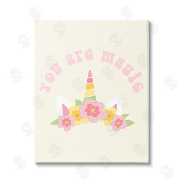 stupell industries Stupell Studio | Retro Magic Unicorn Phrase Wall Art